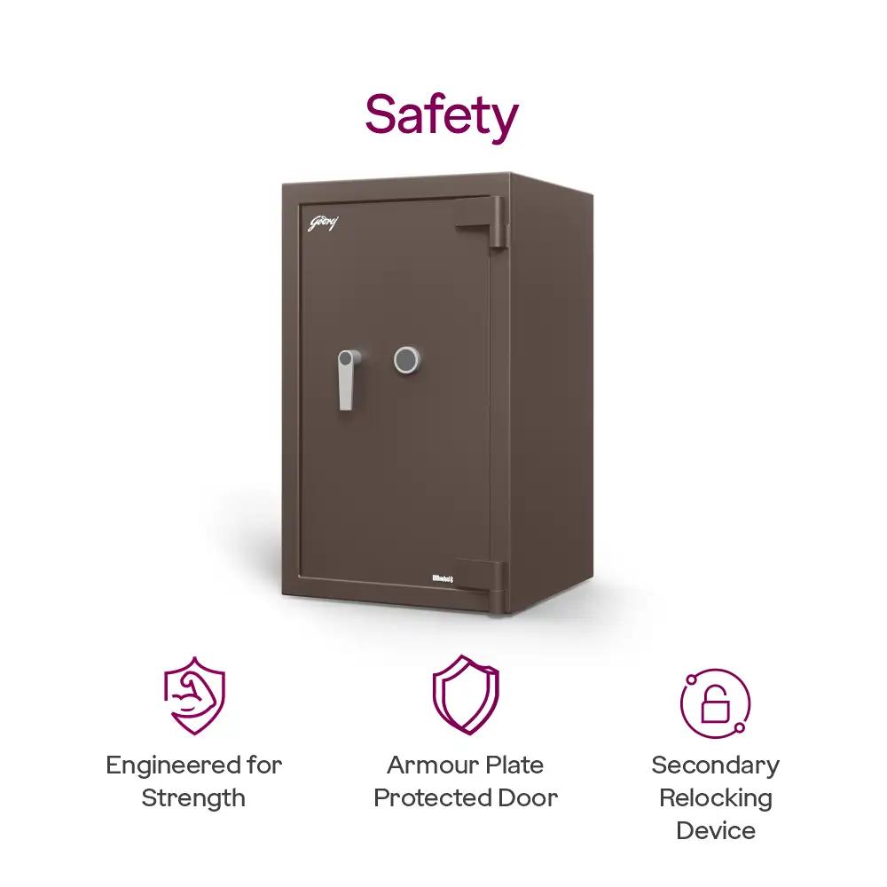 Godrej Matrix 3620 V7 (215L) KL Coffee Brown Home Locker 